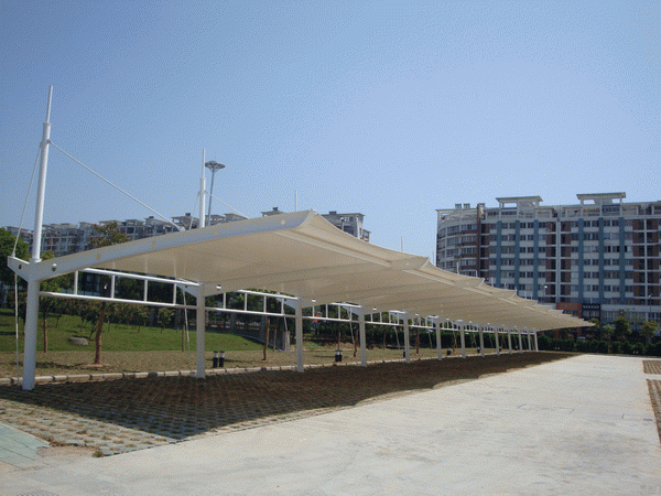 膜结构雨棚：开启建筑美学新篇章